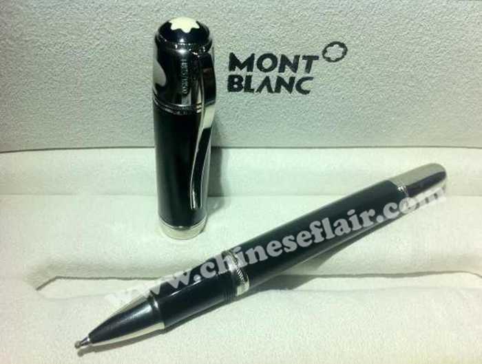 Copy Montblanc Jules Verne Rollerball Pen Black Barrel